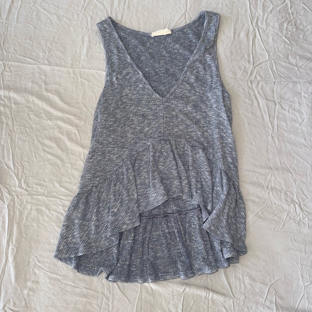 Altar'd State Heathered Gray Tank Top